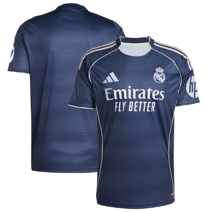 2025-26 Real Madrid Away Soccer Jersey Shirt